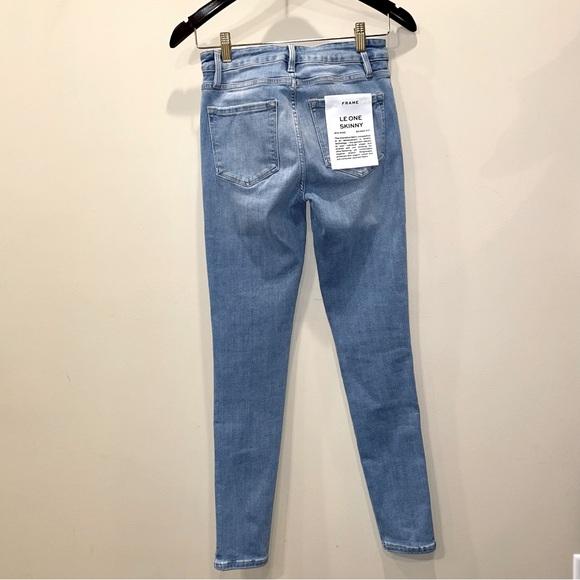 FRAME Denim Le One Skinny Mid-Rise Skinny Fit - Picture 2 of 2